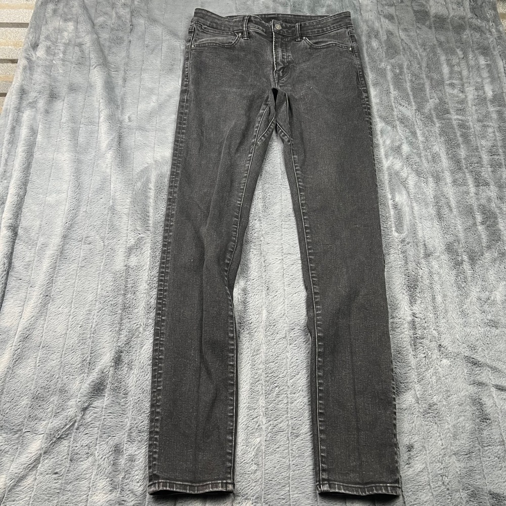 American Eagle Airflex+ Athletic Skinny Jeans Mens 32x36 Washed Black 12400